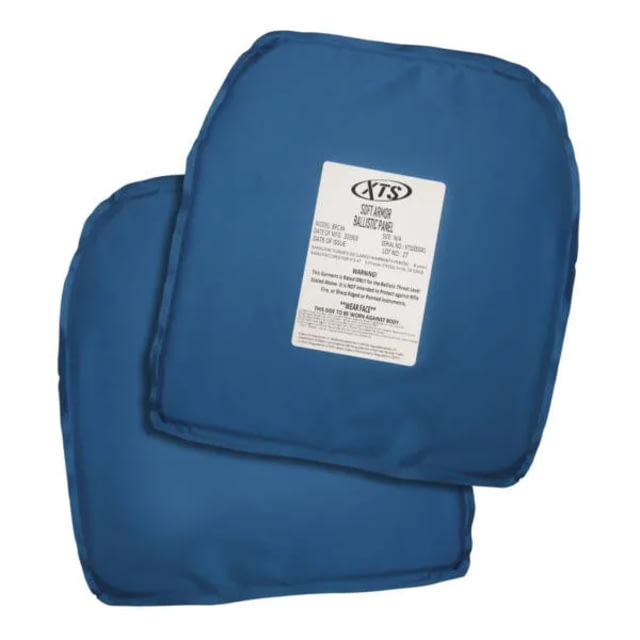 XTS Level 3A Kevlar Armo Plates - Set of 2 Blue - Xts