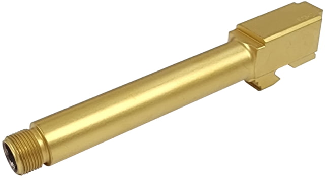 EDEMO XTS Pistol Barrel Threaded Glock 17 Gen 1-3 9mm Luger 1-10 Twist 1/2x28 Thread Tin Gold One Size G17-BART-G EDEMO1 Used Condition Fair - Xts