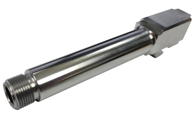 XTS Pistol Barrel Threaded Glock 19 Gen 1-5 9mm Luger 1-10 Twist 1/2x28 Thread Polished Stainless Silver One Size - Xts