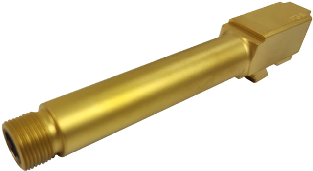 XTS Pistol Barrel Threaded Glock 19 Gen 1-5 9mm Luger 1-10 Twist 1/2x28 Thread Tin Gold One Size - Xts