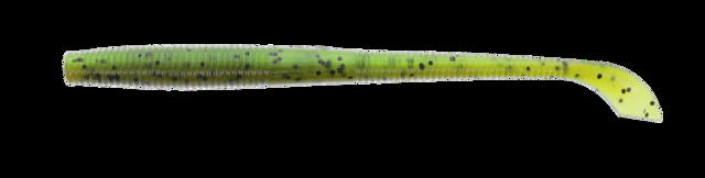 Yamamoto Baits Kut 5in Tail Worm 10 Green Pumpkin-Watermelon