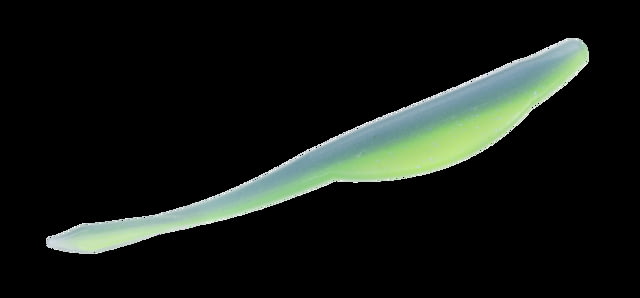 Yamamoto Baits D-Shad Soft Plastic Jerk Bait Chartreuse/Electric Blue