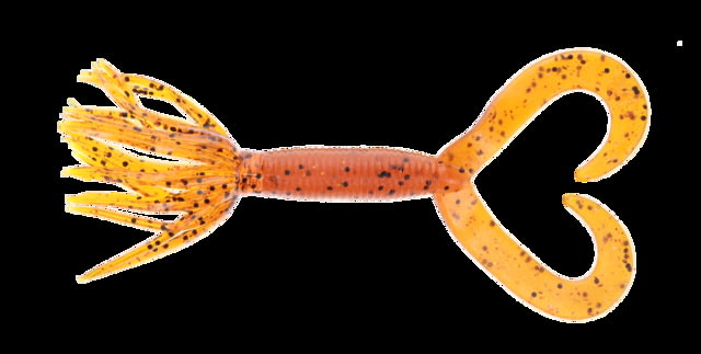 Yamamoto Baits Double Tail Hula Grubs - 10 Packs Fire Craw