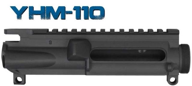Yankee Hill 110 Flat Top Stripped Upper Receiver 223/5.56 NATO Black