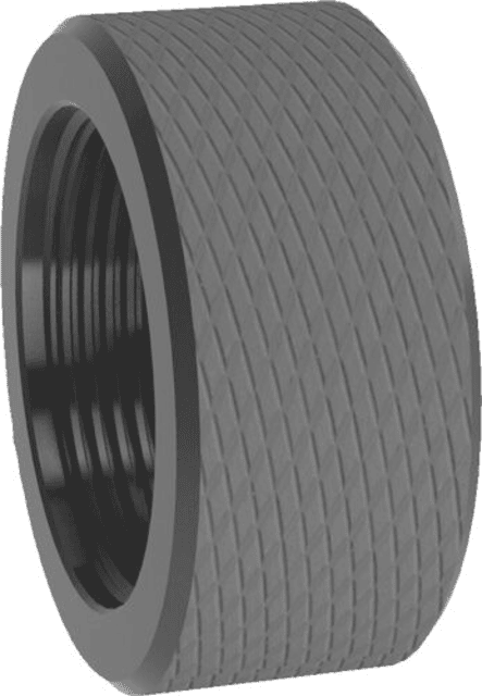 Yankee Hill Machine Co Thread Protector For Use with VICTRA-12 Mounting Device When Suppressor is Not in Use Matte Finish Black - Yankee Hill Machine