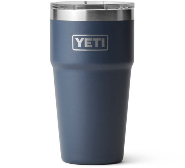 Yeti Rambler 20 oz Stackable Pint w/Magslider Lid Navy by Yeti - Travel Accessories > Travel Gear > Hydration > Cups & Mugs
