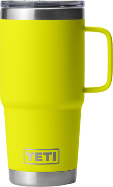 Yeti Rambler 20 oz Travel Mug w/Stronghold Lid, Firefly Yellow, 21071504712 by USA Yeti Hydration Cups & Mugs