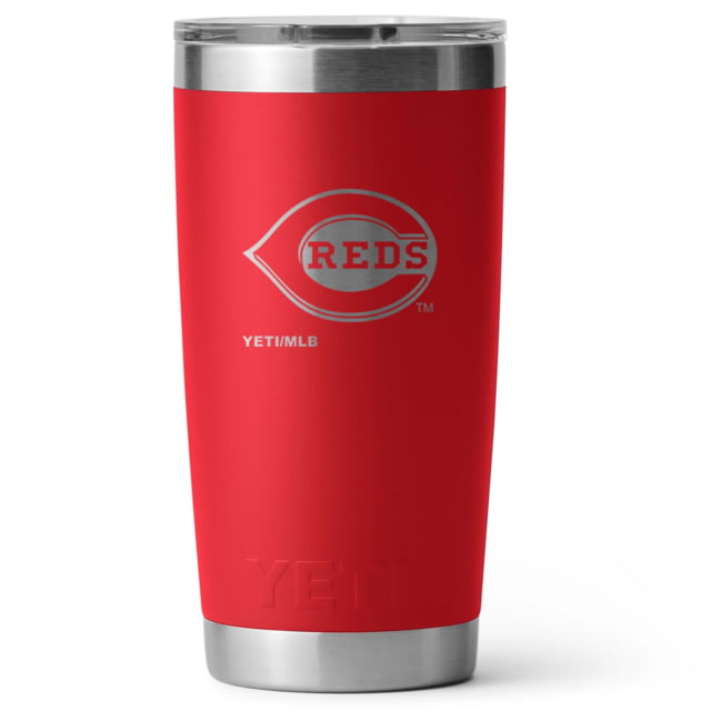 Yeti Rambler 20 oz Water Bottle w/Magslider Lid, Red/MLB Reds, 28100007057 by USA Yeti Hydration Cups & Mugs