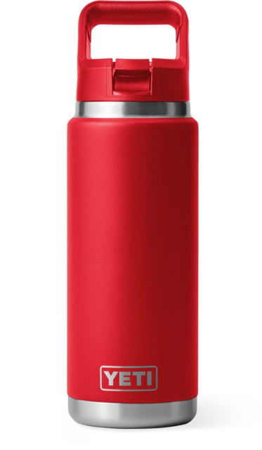 Yeti Rambler 26 oz Water Bottle w/Straw Cap Rescue Red by Yeti - Hydration Packs > Outdoor Gear > Camping Gear > Water Filtration Systems > Hydration > Water Bottles