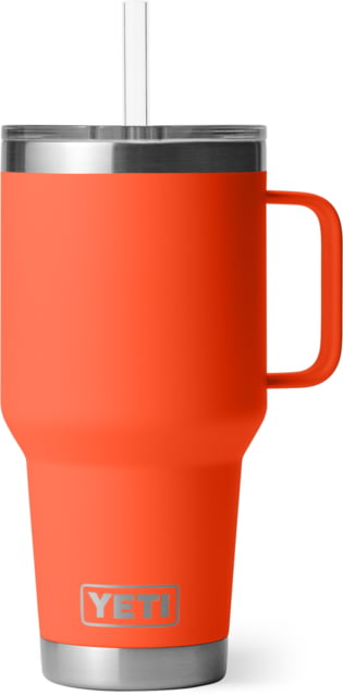 Yeti Rambler 35 oz Straw Mug w/Straw Lid, Papaya, 21071504861 by USA Yeti Hydration Cups & Mugs