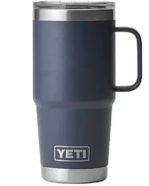 Yeti Rambler 20 oz Travel Mug w/Stronghold Lid, Navy, 21071502279 by USA Yeti Hydration Cups & Mugs