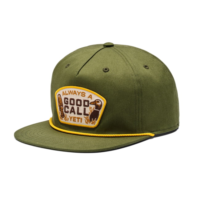 Yeti Yeti Good Call Flat Brim Rope Hat Dark Dark Green One Size - $35.00 at Optics Planet