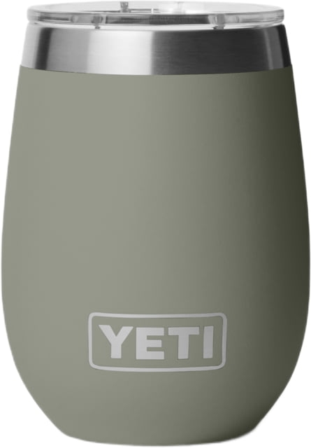 Yeti Rambler Wine Ceramic Lined Tumbler w/ MagSlider Lid Pampa Green 10oz