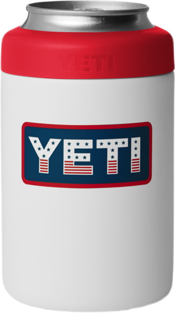 Yeti Rambler 12 oz Colster 2.0 Can Cooler White/Rescue Red/Badge