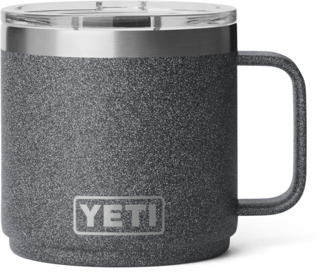 Yeti Rambler 14 oz Stackable Mug w/Durasip Ceramic Lining Black Stone