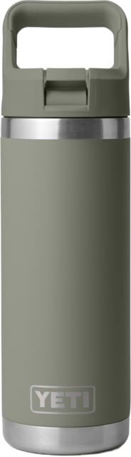 Yeti Rambler 18 oz Water Bottle w/Straw Cap Pampa Light Green