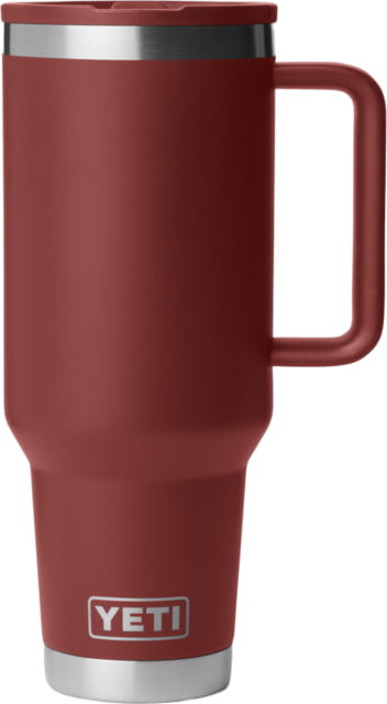 Yeti Rambler 40 oz Travel Straw Mug Stag Red