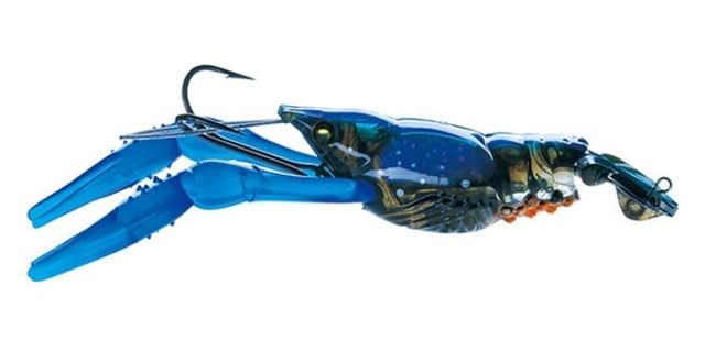 Yo-Zuri 3DB Crayfish Lure, 75mm, Prism Black/Blue, R1109 PBLB