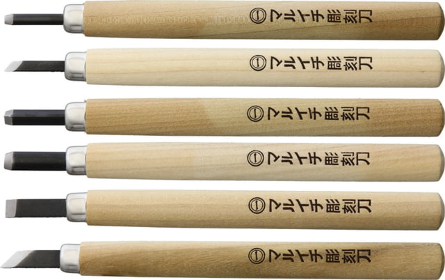 Yoshiharu Cutlery Japan KL-6 Japanese Carving Set Knife Steel blade Wood handle AC033 - Yoshiharu Cutlery Japan