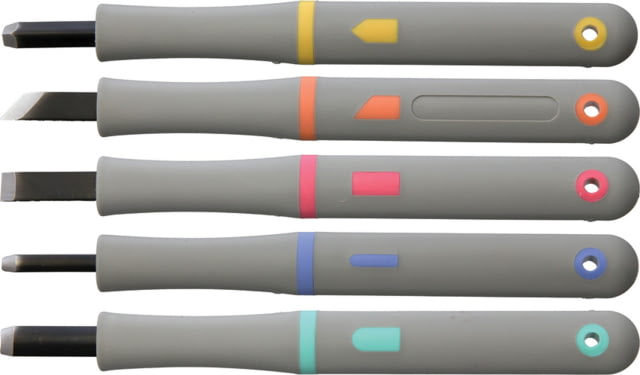 Yoshiharu Cutlery Japan MRG-5 Japanese Carving Set Knife 1" stainless blade Gray synthetic handle AC034 - Yoshiharu Cutlery Japan