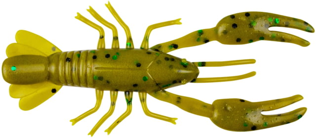 Yum Ned Craw Bait 2in Amber Green Flk
