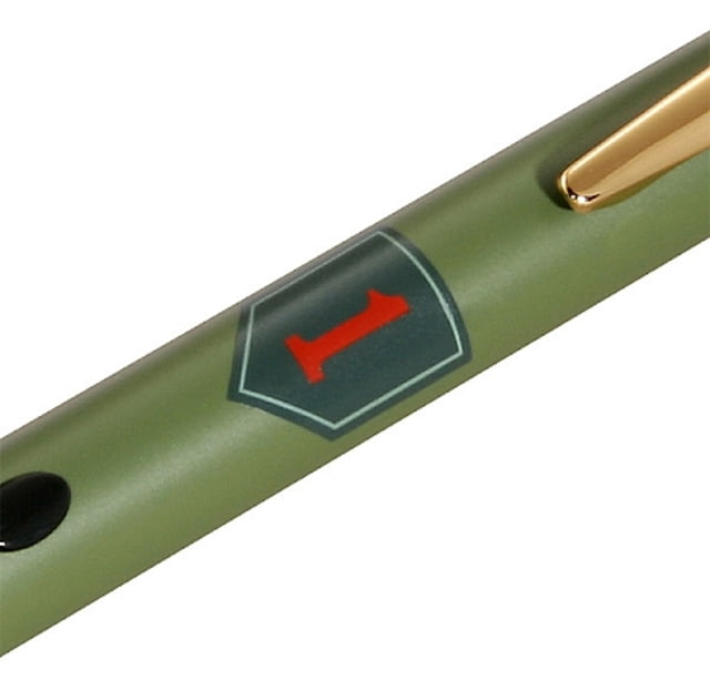 Z-Bolt Military Pride Laser Pointer Green 1st Infantry Division "The Big Red One" Emerald Green - Z-Bolt
