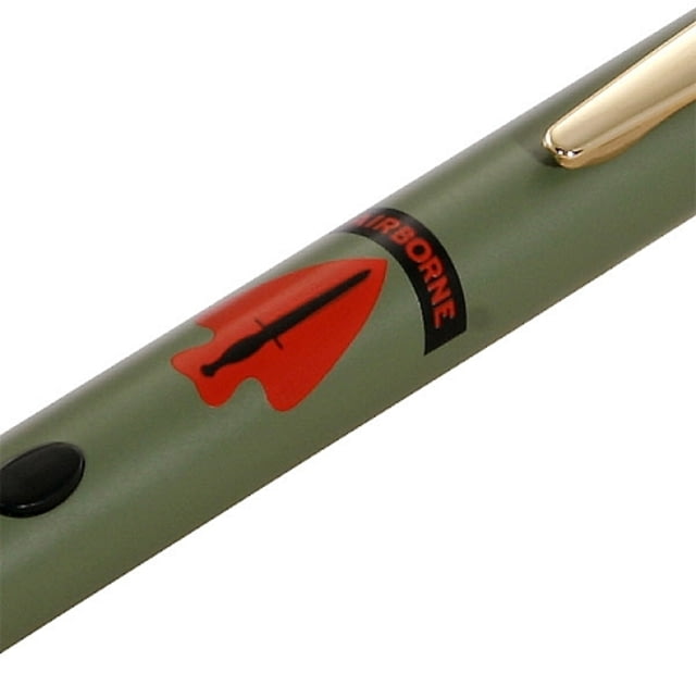 Z-Bolt Military Pride Laser Pointer Green US Army Special Operation Command "Sine Pari - Without Equal" Emerald Green - Z-Bolt