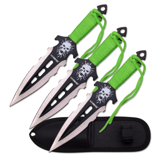 Z-Hunter Tactical 7.5in Stainless Steel Blade Green Cord Wrapped Handle - Z-Hunter