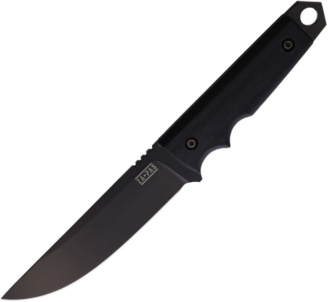 ZA-PAS Knives Urban Tactic G10 Fixed Blade Knife 9.88in Overall 5in Black Cerakote Carbon Steel Blade Black G10 Handle ABS Sheath - Za-Pas Knives