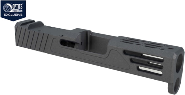 Zaffiri OPMOD Z51M Glock 43/43X Pistol Slide w/RMSc Cut Dark Grey Zaffiri - Zaffiri Precision