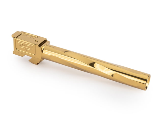 Zaffiri Precision Flush and Crown Glock 34 Gen 3 Glock 34 Gen 4 9mm Luger Non-Threaded Pistol Barrel 5.20in 1-10 RH Twist PVD Gold - Zaffiri Precision