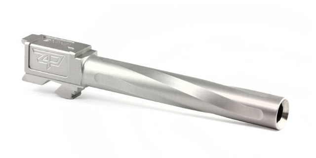 Zaffiri Precision Flush and Crown Glock 34 Gen 3 Glock 34 Gen 4 9mm Luger Non-Threaded Pistol Barrel 5.20in 1-10 RH Twist Polished Stainless - Zaffiri Precision