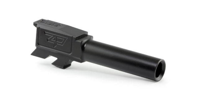 Zaffiri Precision Flush and Crown Glock 43X 9mm Luger Non-Threaded Pistol Barrel 3.06in 1-10 RH Twist Nitride Black - Zaffiri Precision