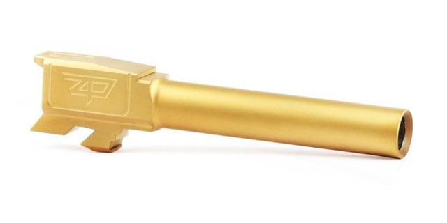 Zaffiri Precision Flush and Crown Glock 48 9mm Luger Non-Threaded Pistol Barrel 4.08in 1-10 RH Twist PVD Gold - Zaffiri Precision