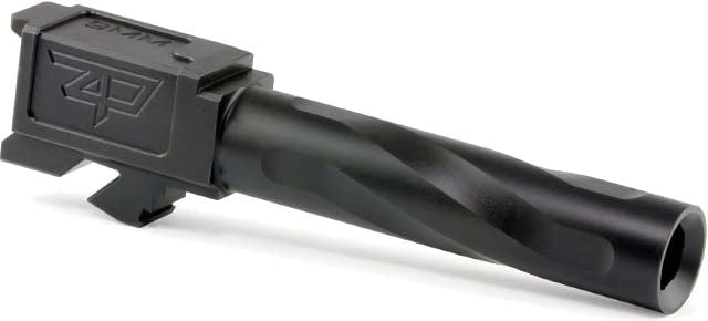 Zaffiri Precision Flush and Crown Pistol Barrel Glock 19 Gen 5 Slide 9mm 1/10 Twist 416R Stainless Steel Black Nitride - Zaffiri Precision