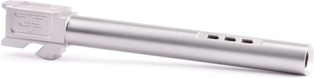 Zaffiri Precision Flush and Crown Ported Pistol Barrel Glock 17L Long Gen 1-3 9mm 1/16 Twist 416R Stainless Steel Stainless Steel - Zaffiri Precision