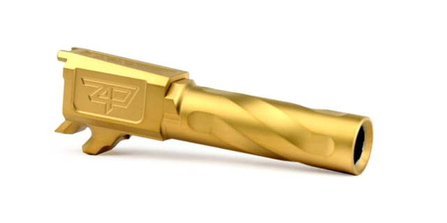 Zaffiri Precision Flush and Crown SIG Sauer P365 9mm Luger Non-Threaded Pistol Barrel 3.06in 1-10 RH Twist PVD Gold - Zaffiri Precision