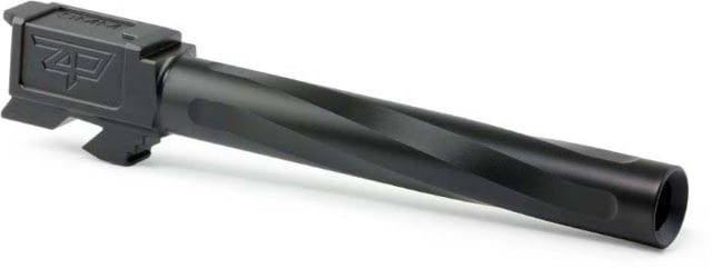 Zaffiri Precision Glock 17L Gen 1-4 Flush and Crown Pistol Barrel 9mm Caliber 1-16 Twist 416R Stainless Steel Black Nitride - Zaffiri Precision