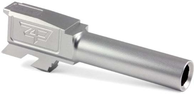 Zaffiri Precision Glock 43/43x Flush and Crown Pistol Barrel 9mm Caliber 1-10 Twist 416R Stainless Steel Stainless Steel - Zaffiri Precision