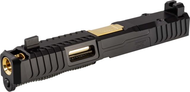 Zaffiri Precision IBS Glock 17 Gen 3 Complete Pistol Slide PVD Black/Gold G17G3-IBS-RMR-BLK-CP-GLD - Zaffiri Precision