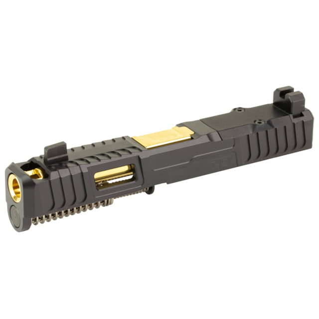 Zaffiri Precision IBS Glock 19 Gen 5 Complete Pistol Slide PVD Black/Gold G19G5-IBS-RMR-BLK-CP-GLD - Zaffiri Precision