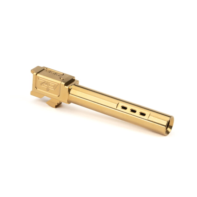 Zaffiri Precision Side Ported Glock 17 Gen 5 9mm Luger Non-Threaded Pistol Barrel 4.42in 1-10 RH Twist PVD Gold - Zaffiri Precision