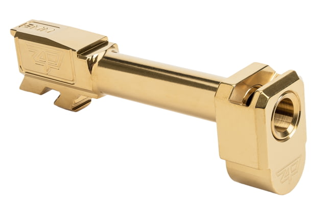 Zaffiri Precision Threadless Compensator 9mm Fits G43/43X Gold Stainless Steel - Zaffiri Precision