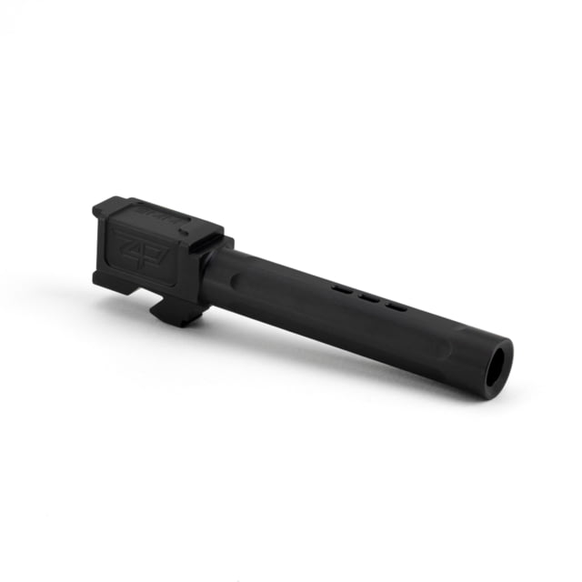 Zaffiri Precision Top Ported Glock 17 Gen 3 Glock 17 Gen 4 9mm Luger Non-Threaded Pistol Barrel 4.37in 1-10 RH Twist Nitride Black - Zaffiri Precision