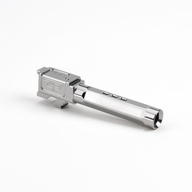 Zaffiri Precision Top Ported Glock 19 Gen 3 Glock 19 Gen 4 9mm Luger Non-Threaded Pistol Barrel 3.90in 1-10 RH Twist Polished Stainless - Zaffiri Precision