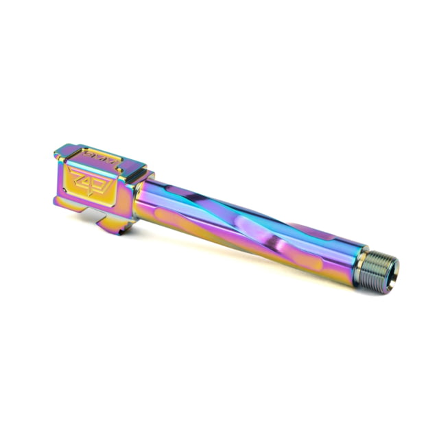 Zaffiri Precision Glock 17 Gen 3 Glock 17 Gen 4 9mm Luger Threaded Pistol Barrel 4.97in 1-10 RH Twist PVD Spectrum - Zaffiri Precision