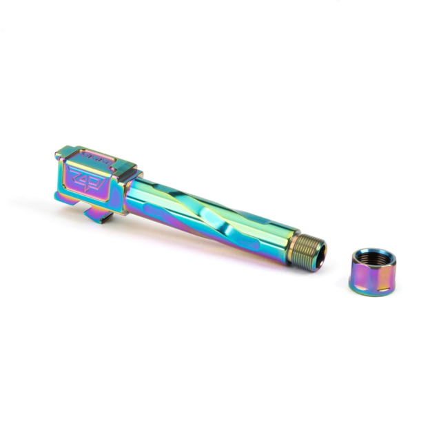 Zaffiri Precision Glock 19 Gen 3 Glock 19 Gen 4 9mm Luger Threaded Pistol Barrel 4.50in 1-10 RH Twist PVD Spectrum - Zaffiri Precision