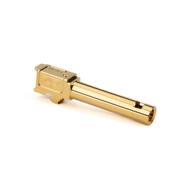 Zaffiri Precision IBS Glock 19 Gen 3 Glock 19 Gen 4 9mm Luger Non-Threaded Pistol Barrel 3.90in 1-10 RH Twist PVD Gold - Zaffiri Precision