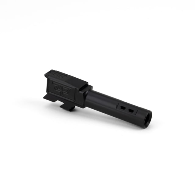 Zaffiri Precision Side Ported Glock 43X 9mm Luger Non-Threaded Pistol Barrel 3.06in 1-10 RH Twist Nitride Black - Zaffiri Precision