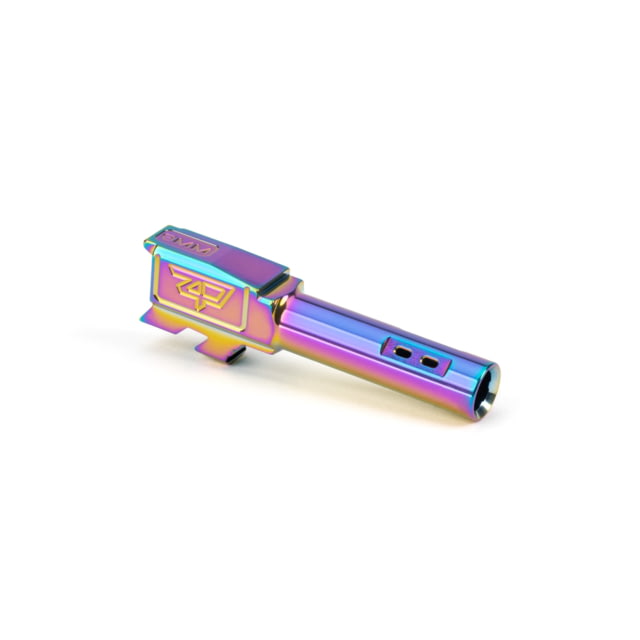 Zaffiri Precision Side Ported Glock 43X 9mm Luger Non-Threaded Pistol Barrel 3.06in 1-10 RH Twist PVD Spectrum - Zaffiri Precision